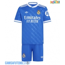 Camisa de time de futebol Real Madrid Arda Guler #15 Replicas 3º Equipamento Infantil 2025-26 Manga Curta (+ Calças curtas)